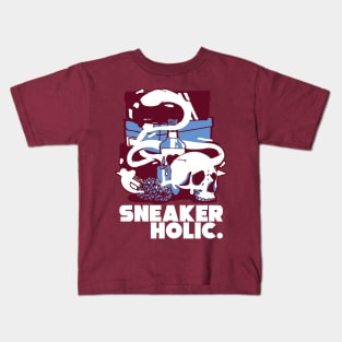 Sneaker Holic Team Maroon Kids T-Shirt